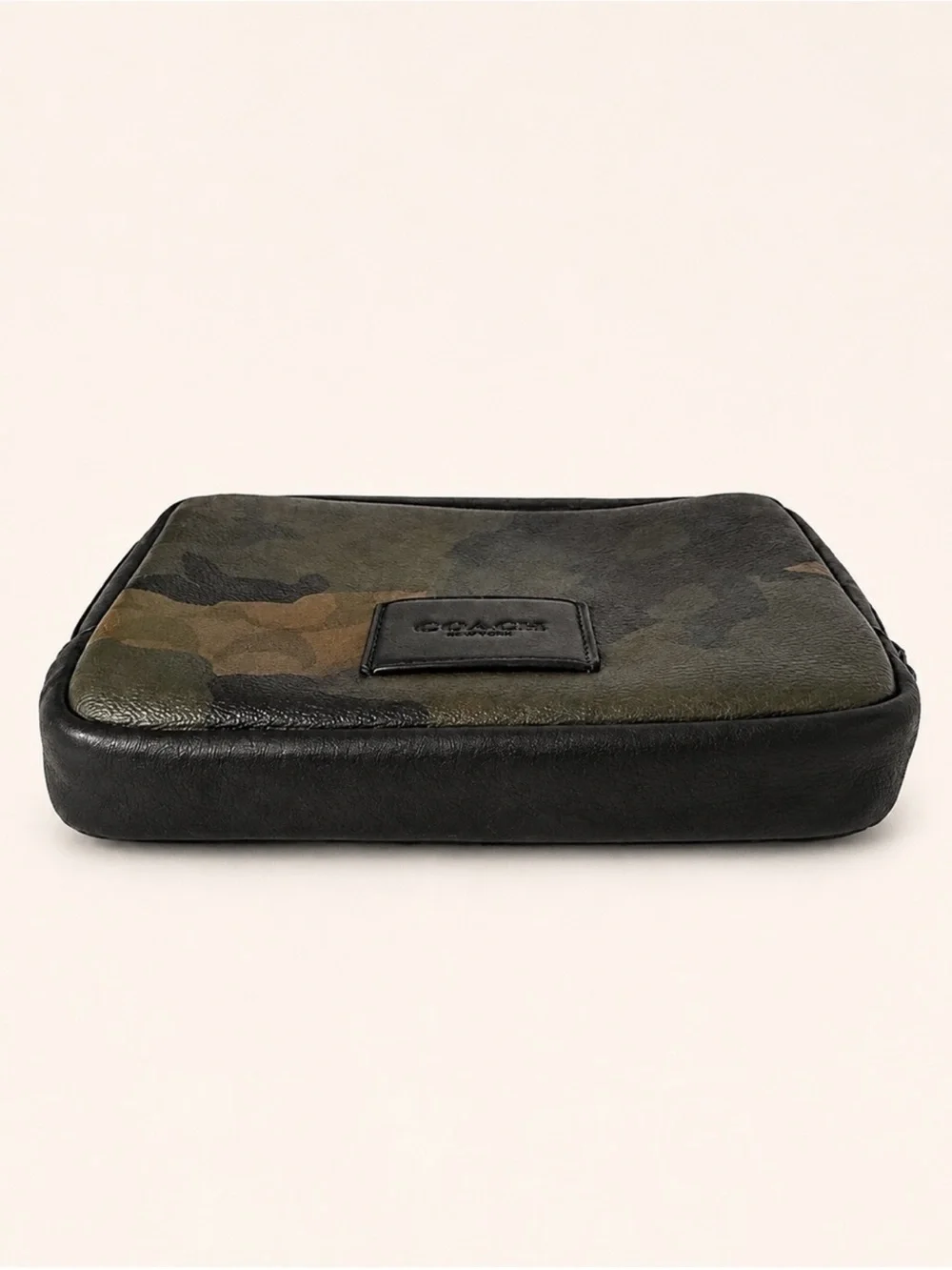 Coach Carrier Phone Crossbody Camo Signature Canvas C6774